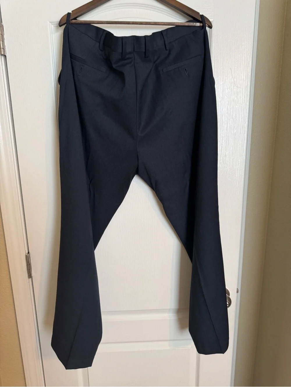 Haggar Men's Dark Navy Two-Button Suit